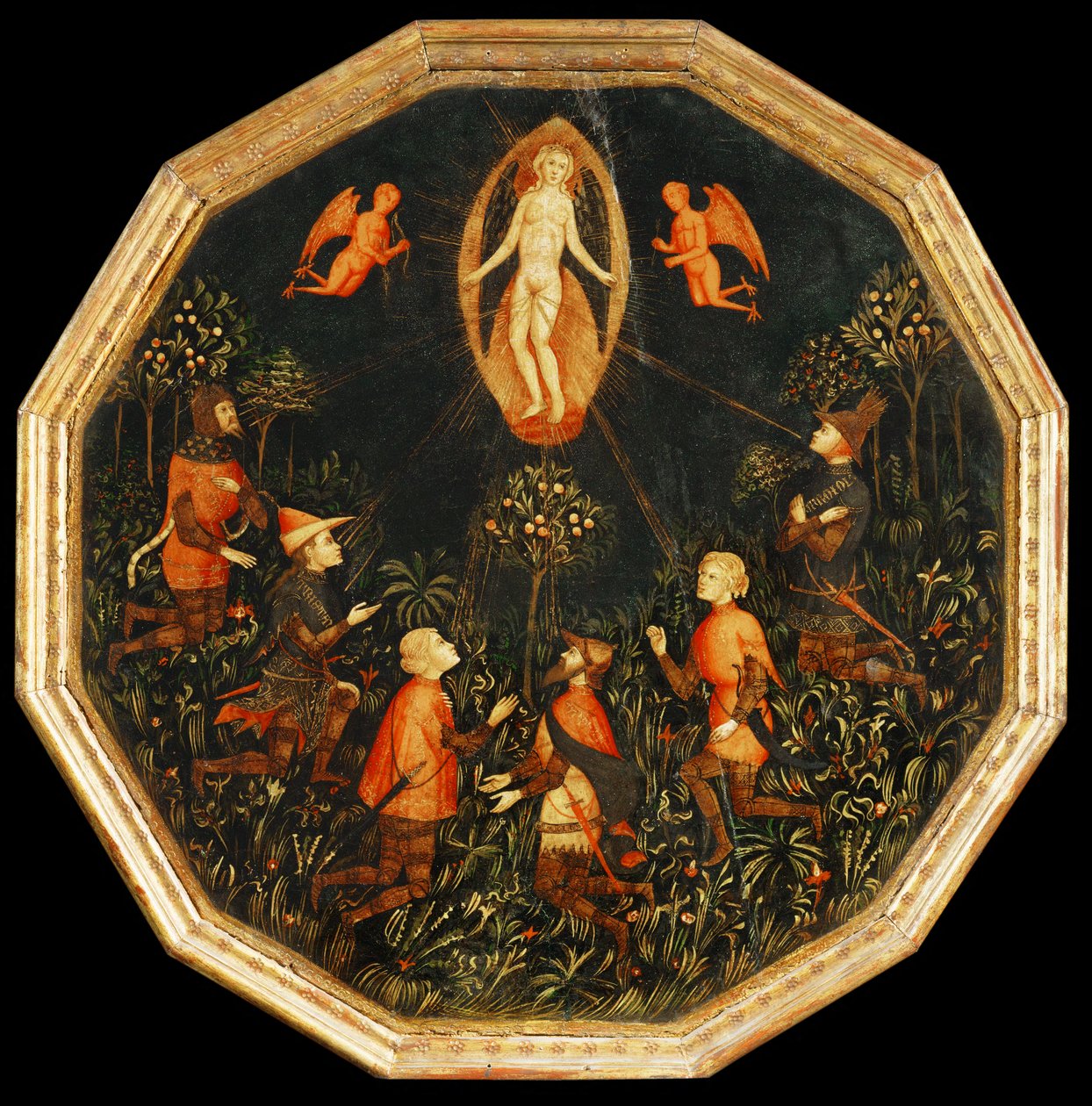 The Triumph of Venus, Worshipped by Six Legendary Lovers, First Half 15th Century by Master Taking of Tarento