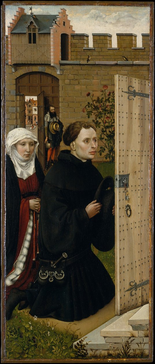 Annunciation Triptych (Merode Altarpiece) by Master of Flémalle
