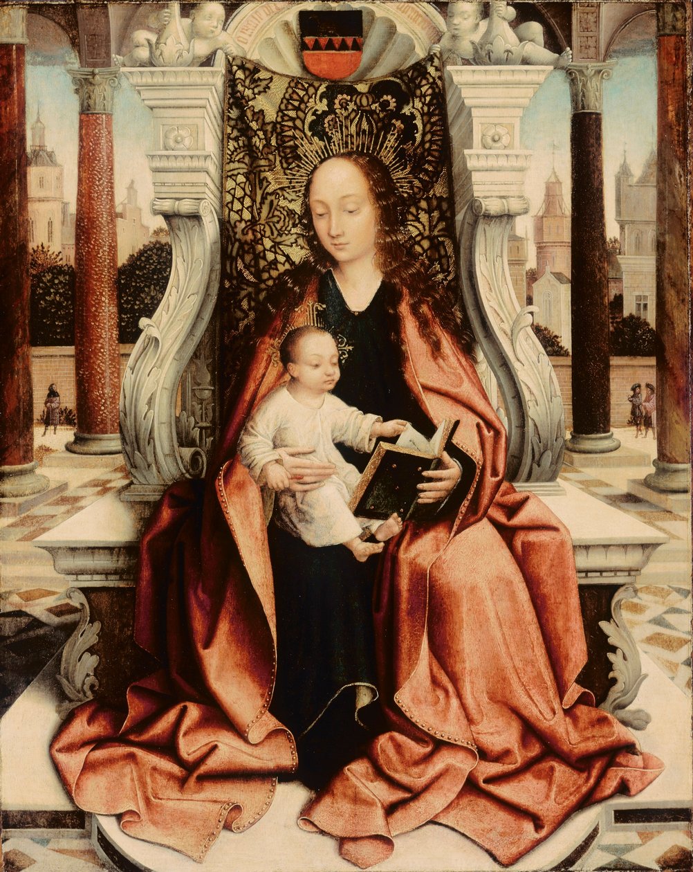 The Virgin Enthroned by Master of Frankfurt