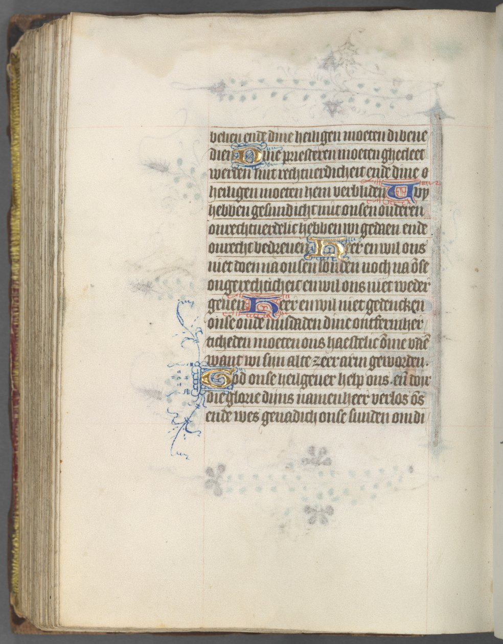 Book of Hours Use of Utrecht: fol. 174v, Text by Master of Gijsbrecht van Brederode