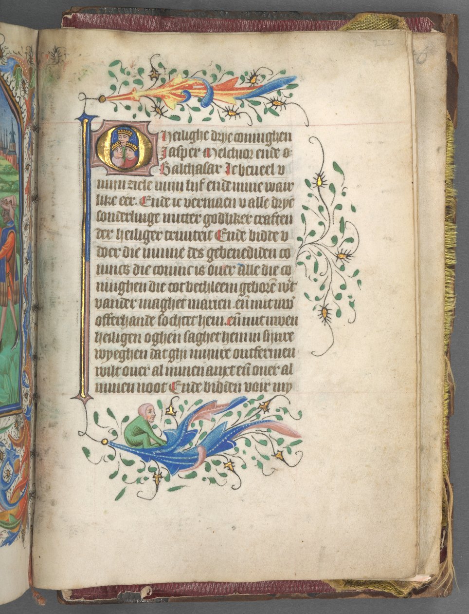 Book of Hours Use of Utrecht: Initial with Three Kings by Master of Gijsbrecht van Brederode