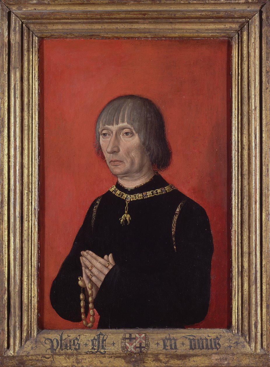 Portrait of Lodewijk van Gruuthuuse, c.1472-82 by Master of Portraits of Princes