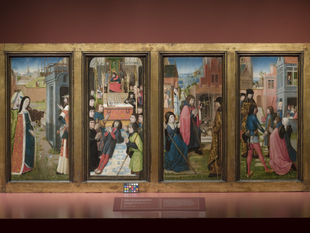 The Miracles Of Santiago by Master of St. Godelieve Legend (attr. to)
