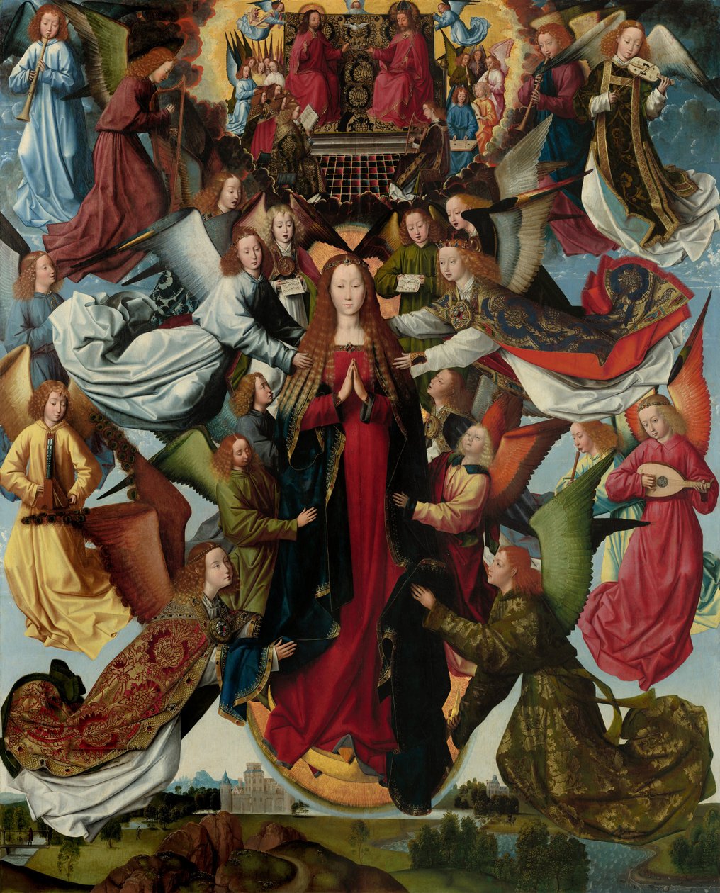 Mary, Queen of Heaven by Master of The Legend of St. Lucy
