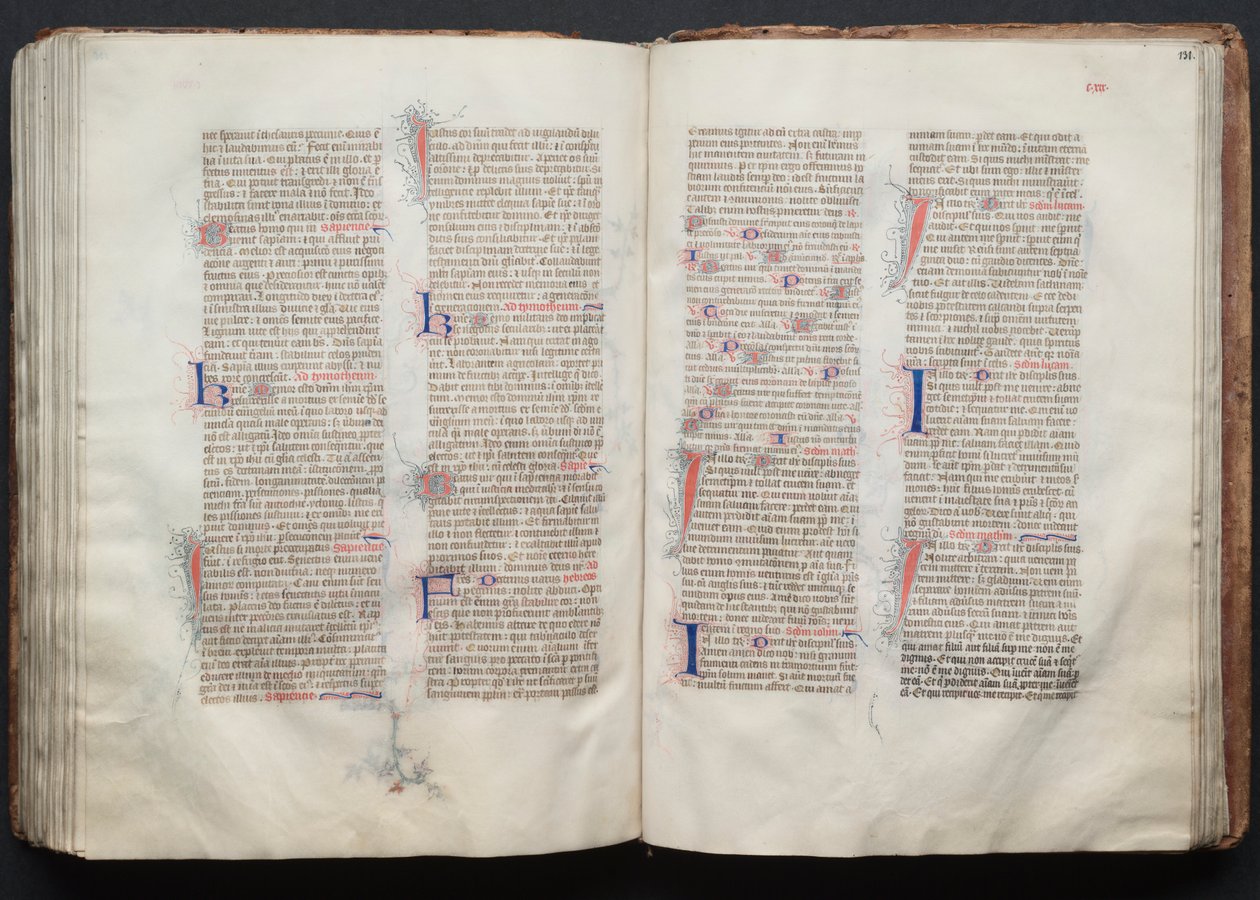 The Gotha Missal: Fol. 130v, Text by Master of the Boqueteaux