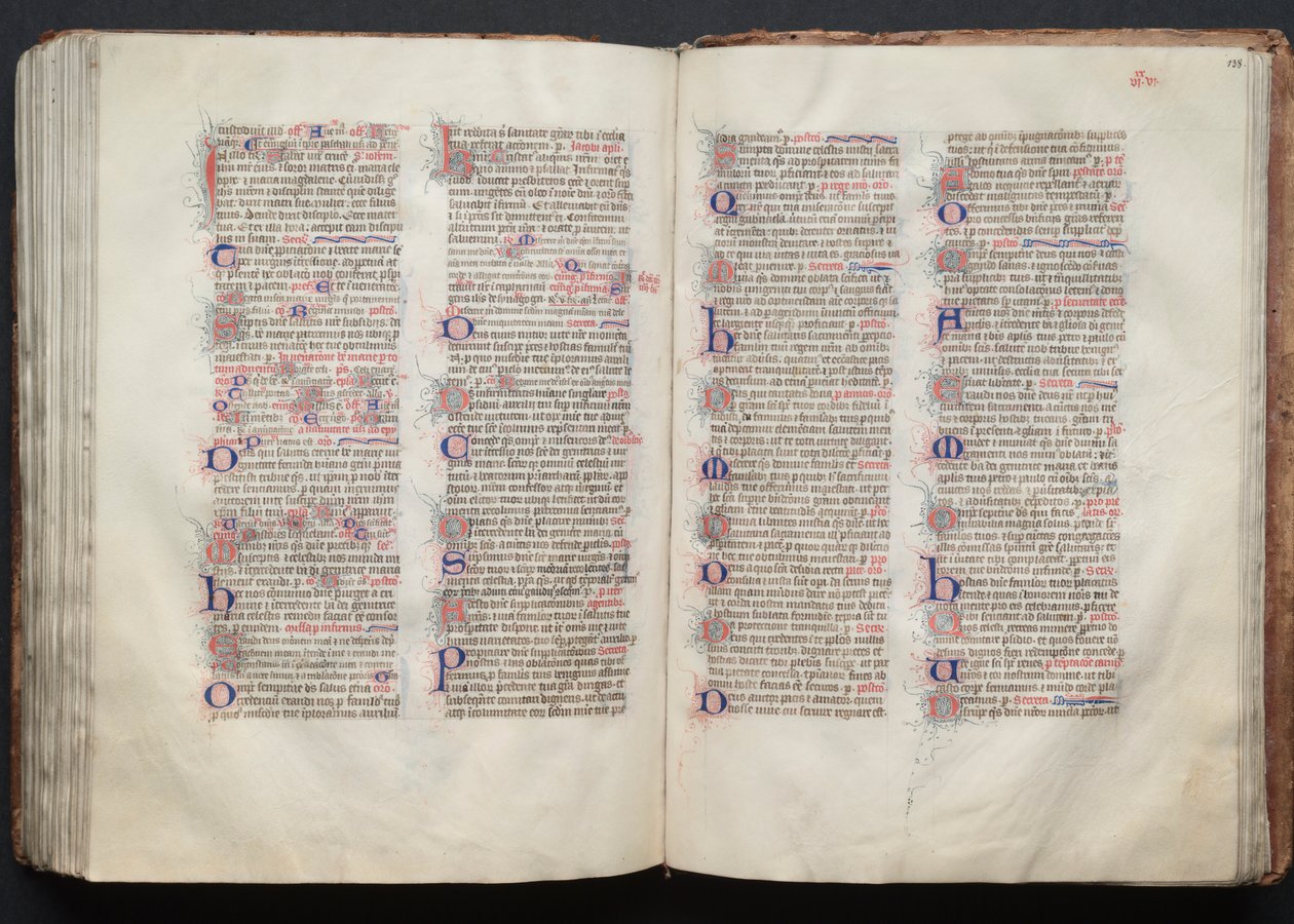 The Gotha Missal: Fol. 138r, Text by Master of the Boqueteaux