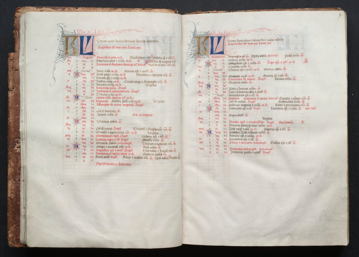 The Gotha Missal: Fol. 8v, Text by Master of the Boqueteaux