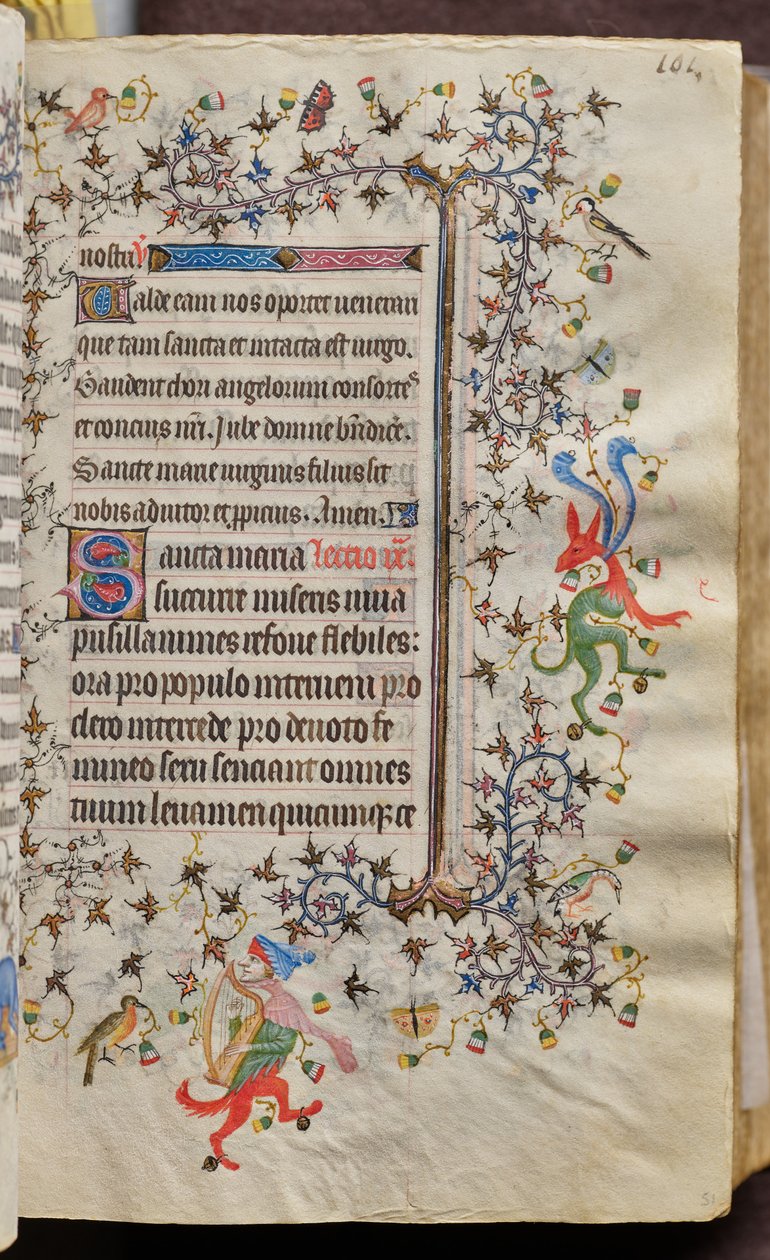 Hours of Charles the Noble, King of Navarre (1361-1425): fol. 51r, Text by Master of the Brussels Initials and Associates