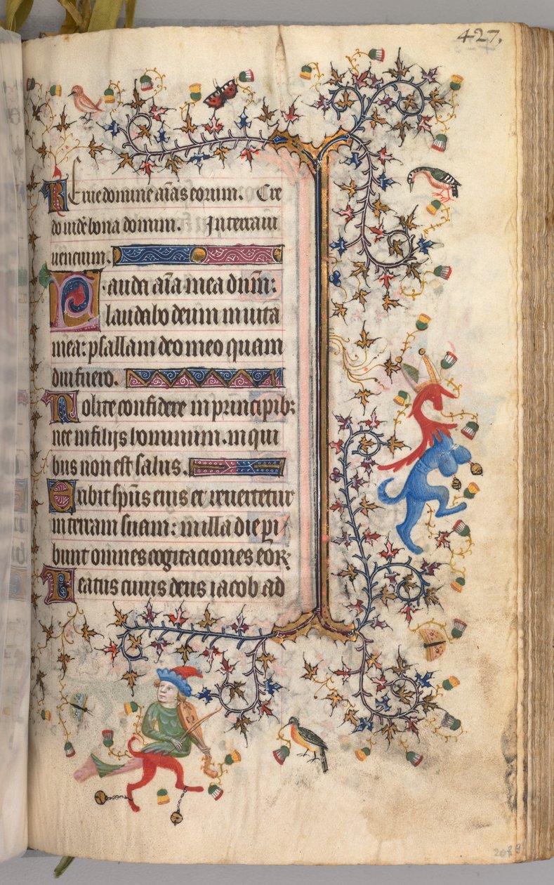 Hours of Charles the Noble, King of Navarre: fol. 208r, Text by Master of the Brussels Initials and Associates