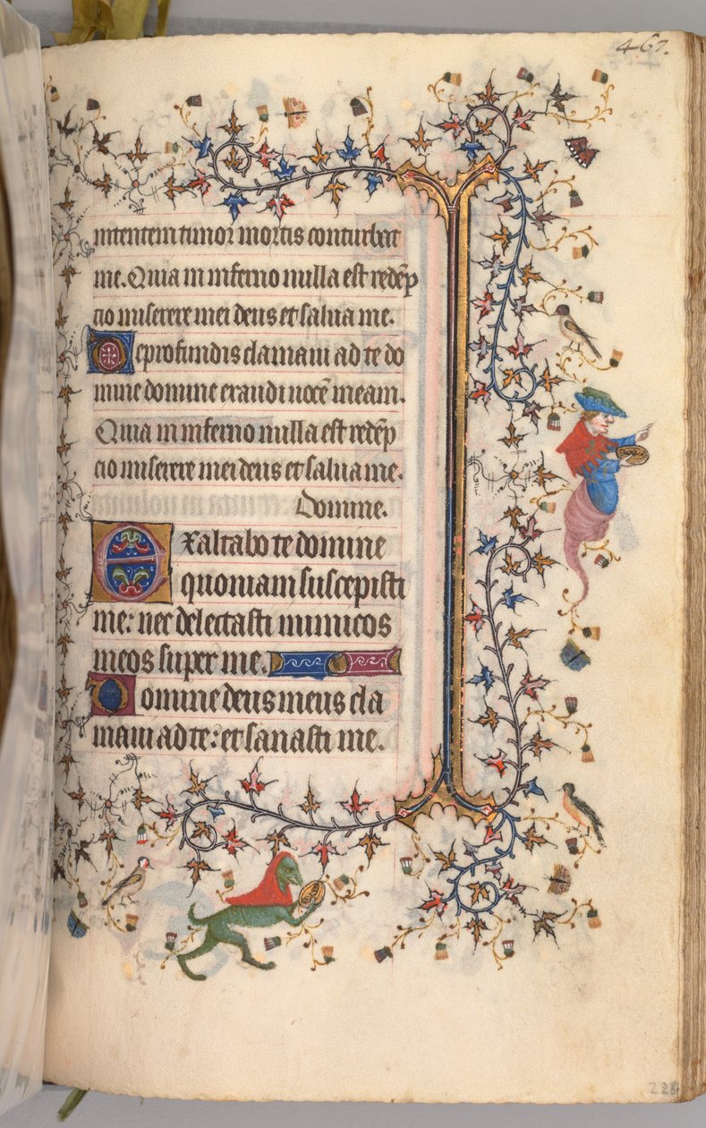 Hours of Charles the Noble, King of Navarre: fol. 228r, Text by Master of the Brussels Initials and Associates