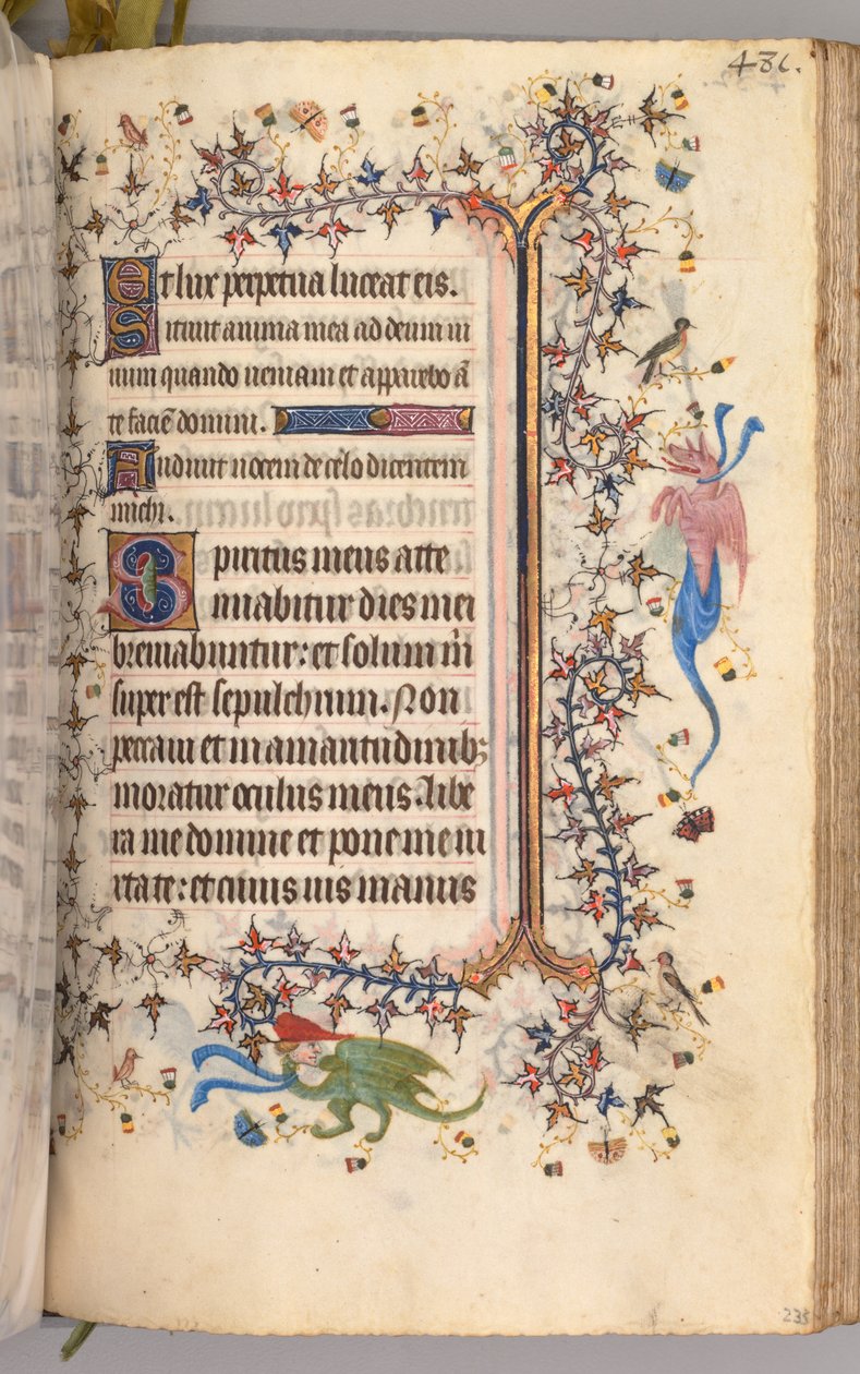 Hours of Charles the Noble, King of Navarre: fol. 234r, Text by Master of the Brussels Initials and Associates