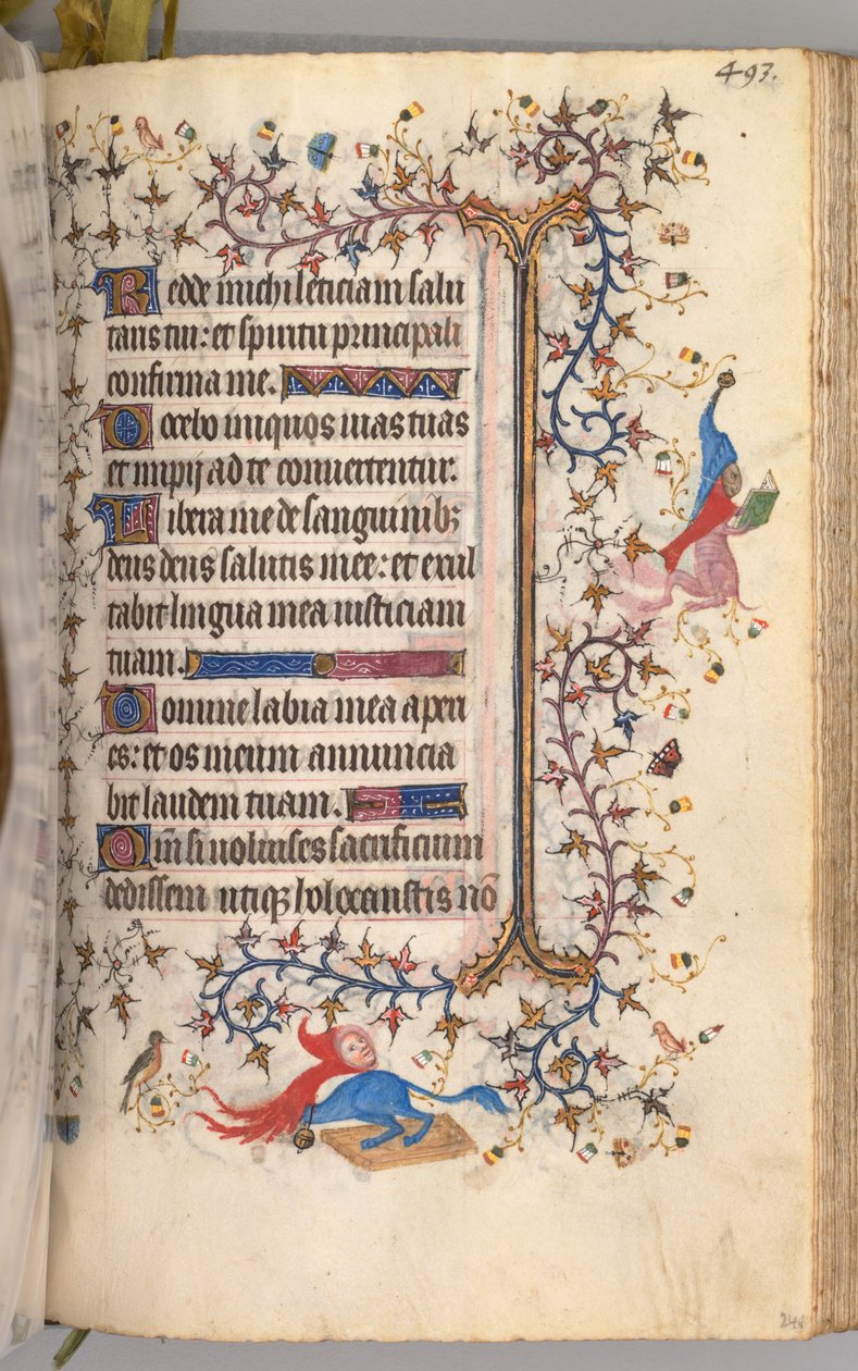 Hours of Charles the Noble, King of Navarre: fol. 241r, Text by Master of the Brussels Initials and Associates