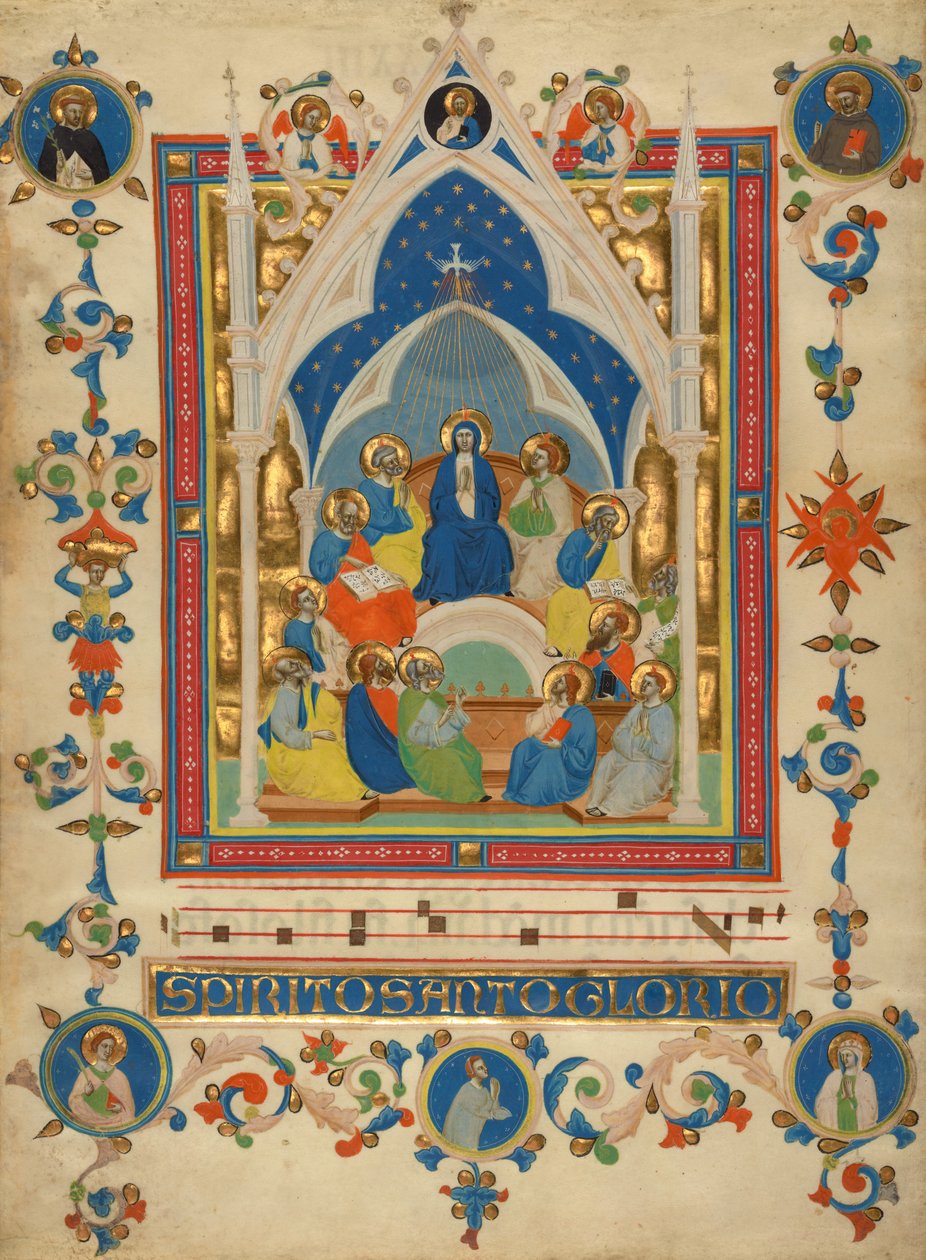 Pentecost by Master of the Dominican Effigies