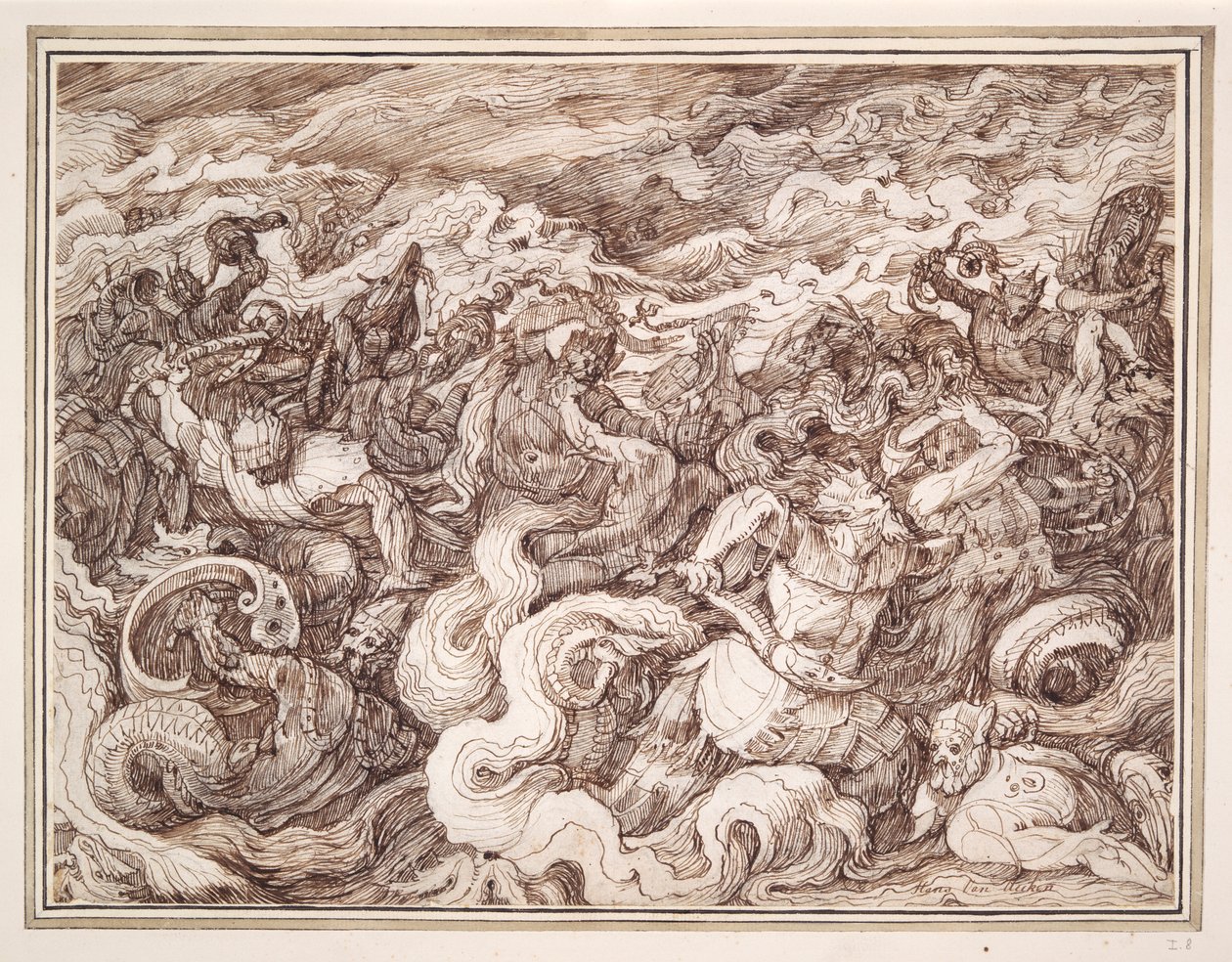 Battle of the Tritons by Master of the Egmont Albums