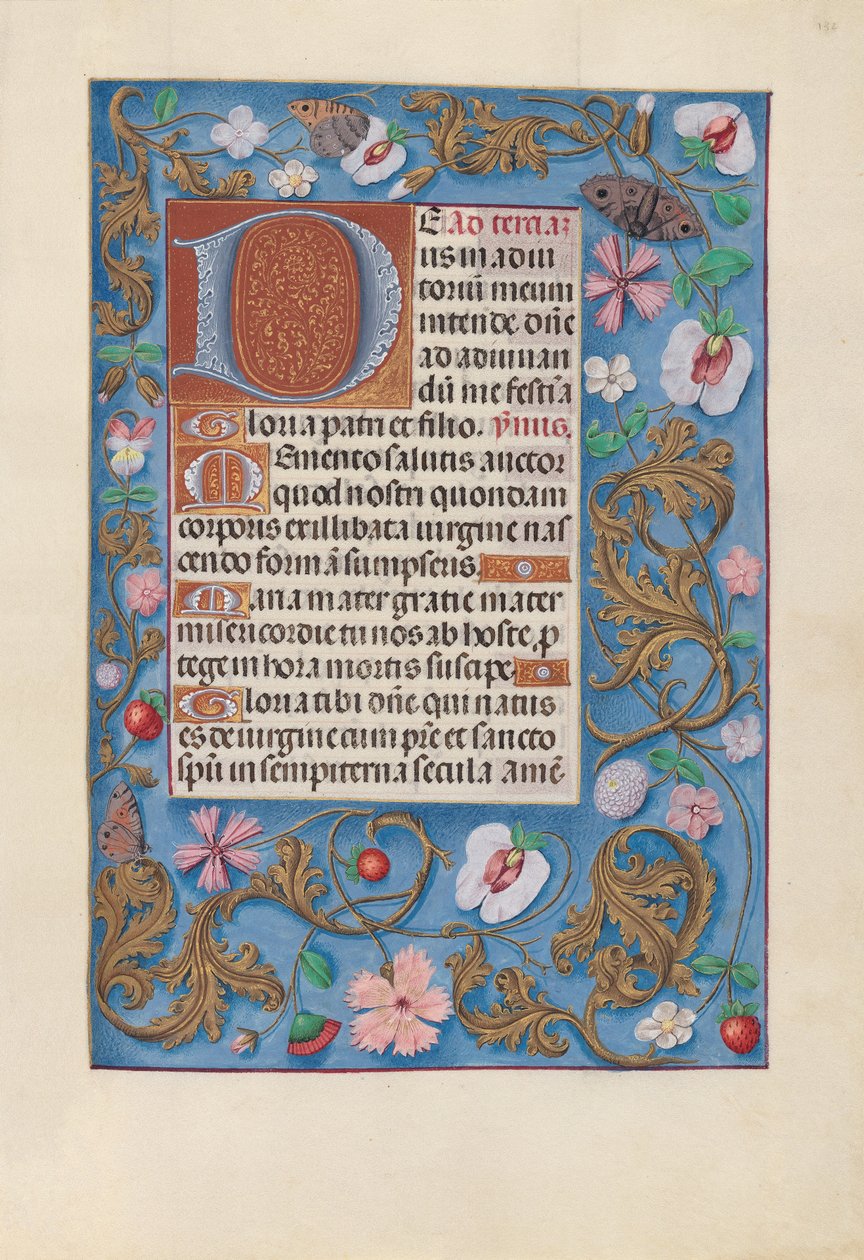 Hours of Queen Isabella the Catholic, Queen of Spain: Fol. 132r by Master of the First Prayerbook of Maximillian
