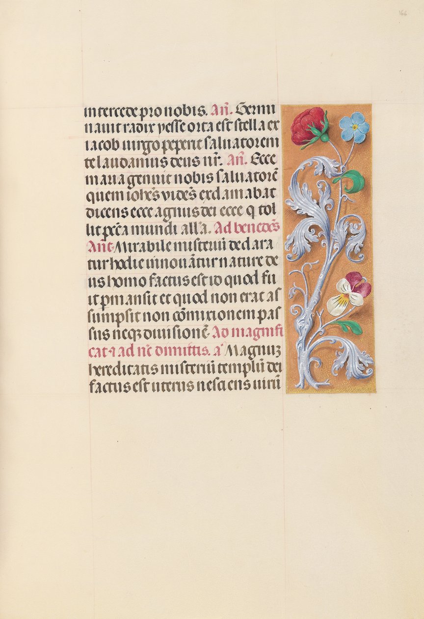 Hours of Queen Isabella the Catholic, Queen of Spain: Fol. 166r, c. 1500 by Master of the First Prayerbook of Maximillian