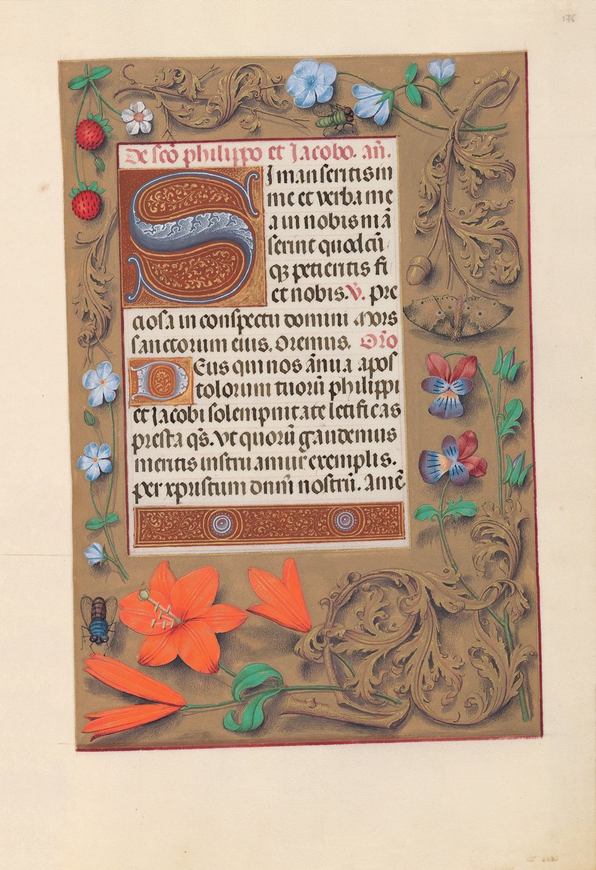Hours of Queen Isabella the Catholic, Queen of Spain: Fol. 176r, c. 1500 by Master of the First Prayerbook of Maximillian