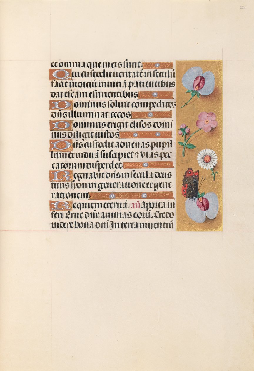 Hours of Queen Isabella the Catholic, Queen of Spain: Fol. 225r, c. 1500 by Master of the First Prayerbook of Maximillian