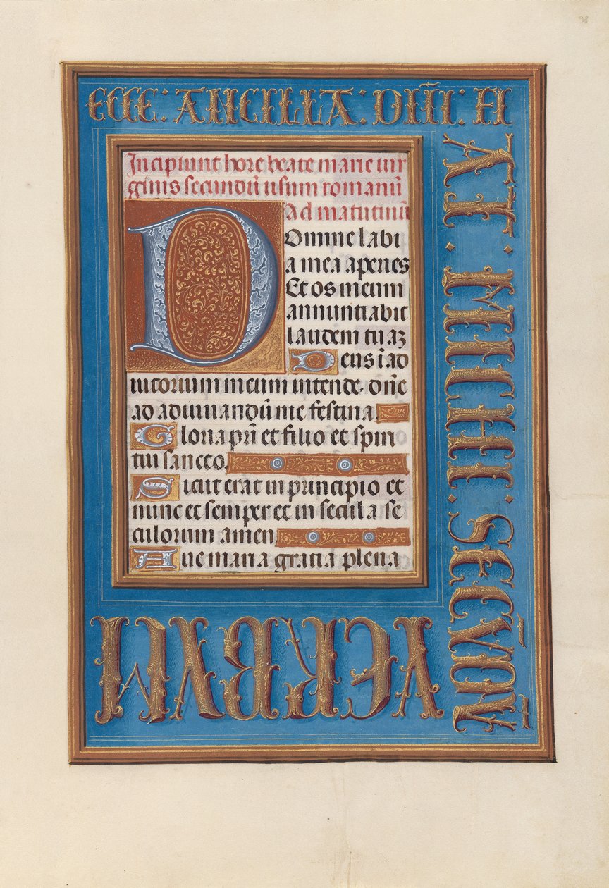 Hours of Queen Isabella the Catholic, Queen of Spain: Fol, 98r by Master of the First Prayerbook of Maximillian