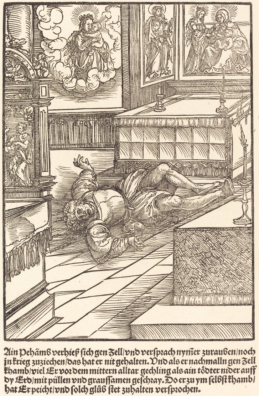 Ain Pehamss verheiss sich gen Zell ... by Master of the Miracles of Mariazell