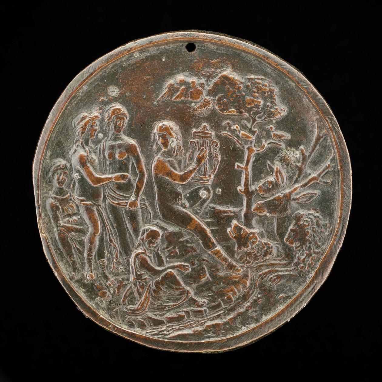 Orpheus Playing to the Animals by Master of the Orpheus Legend