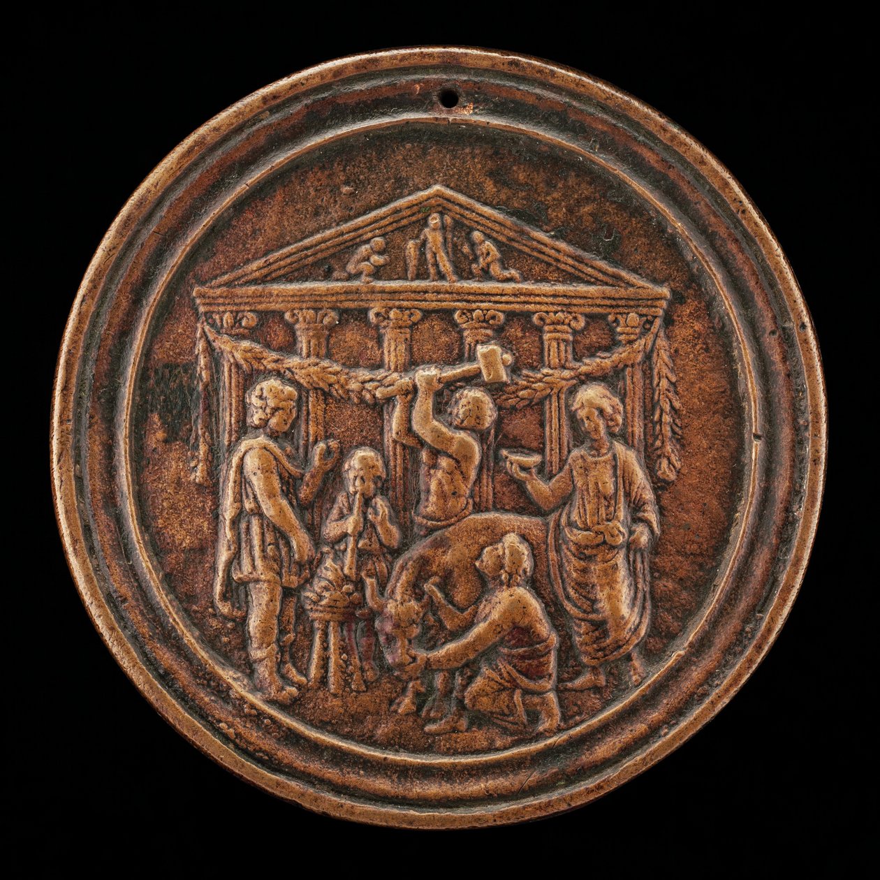 The Sacrifice of a Bull by Master of the Orpheus Legend