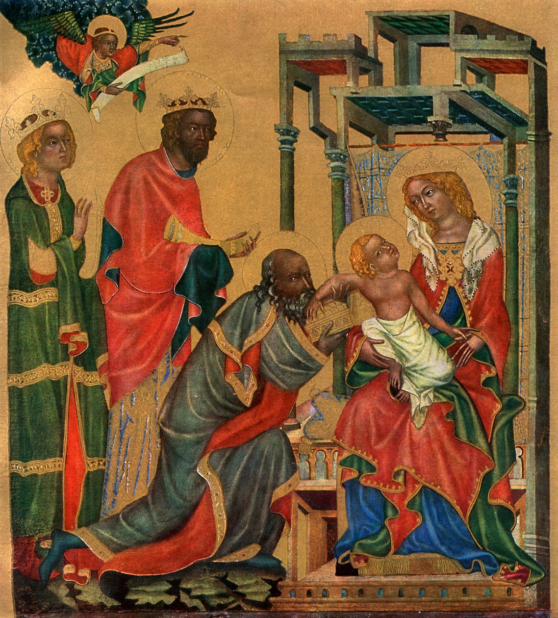 The Adoration of the Magi by Master of the Vyssi Brod Altar