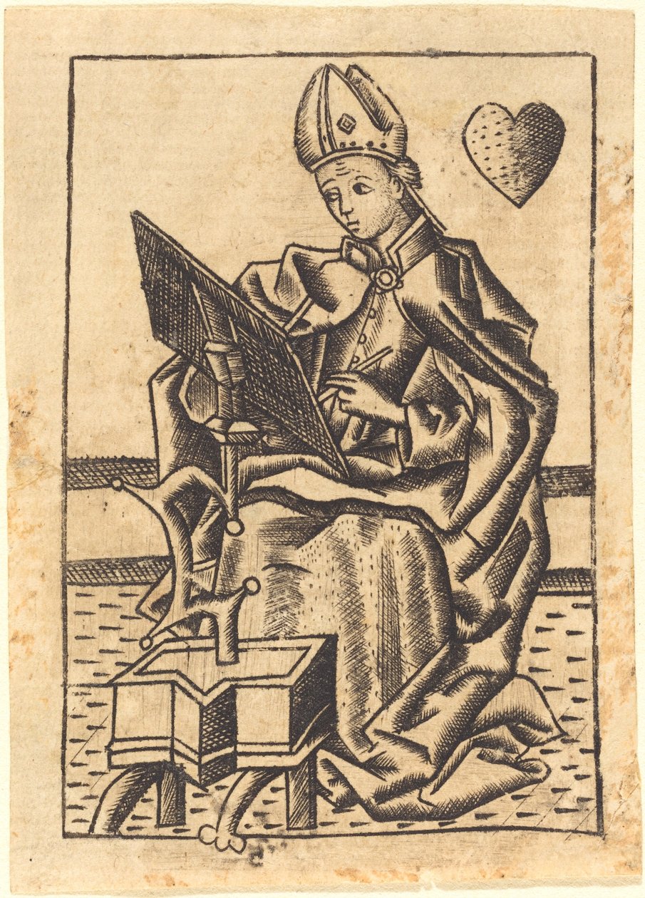 Saint Augustine by Master with the Banderoles