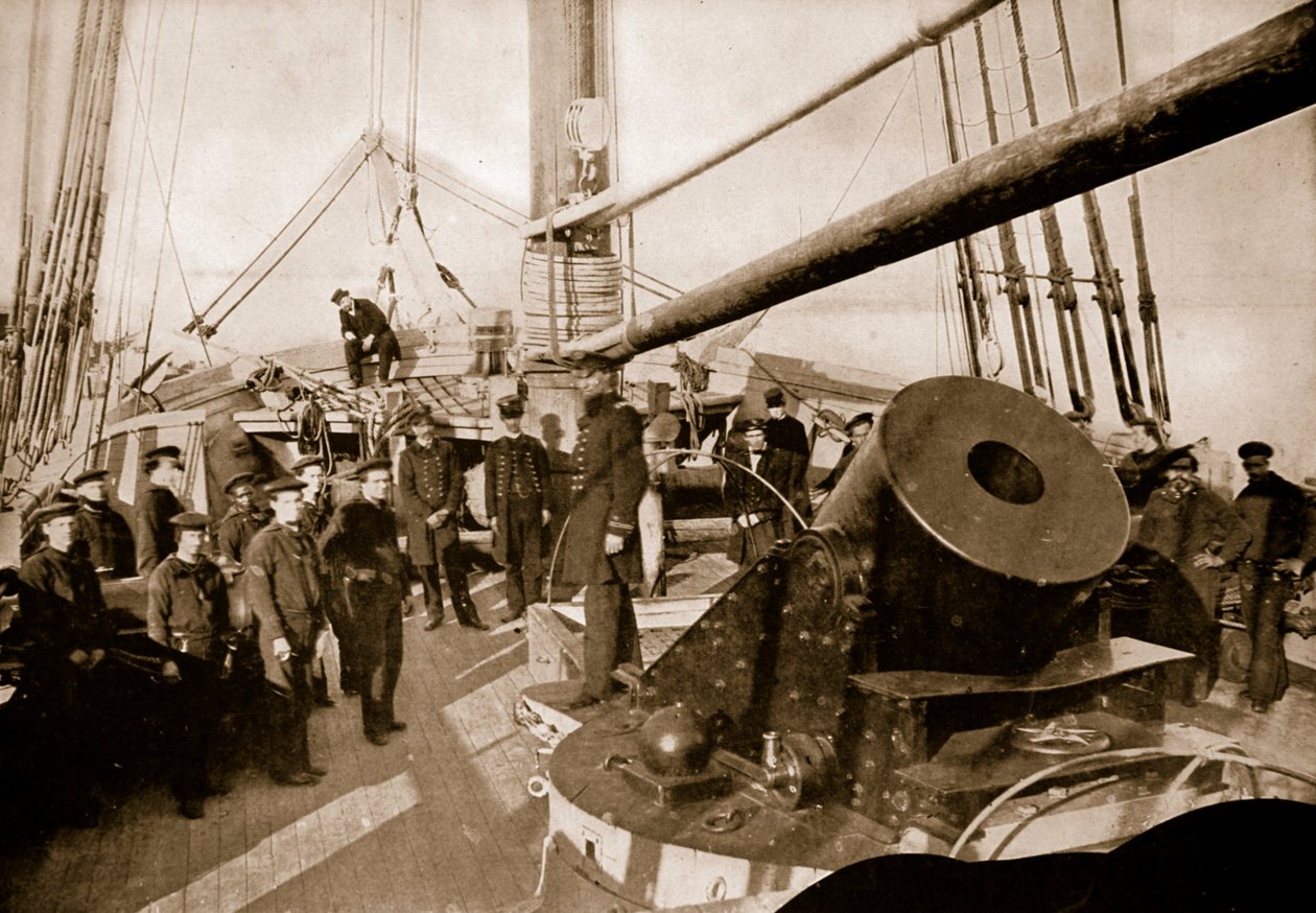 Gunboat of Alexandria by Mathew B. Brady