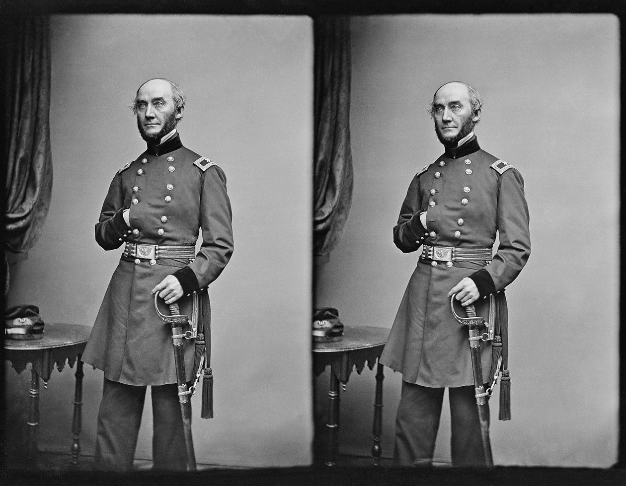 Union Brig. Gen. George W. Cullum by Mathew B. Brady