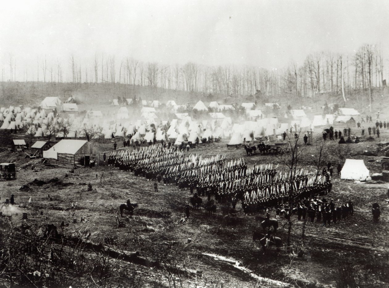 Federal Army Encampment, 1862 by Mathew B. Brady