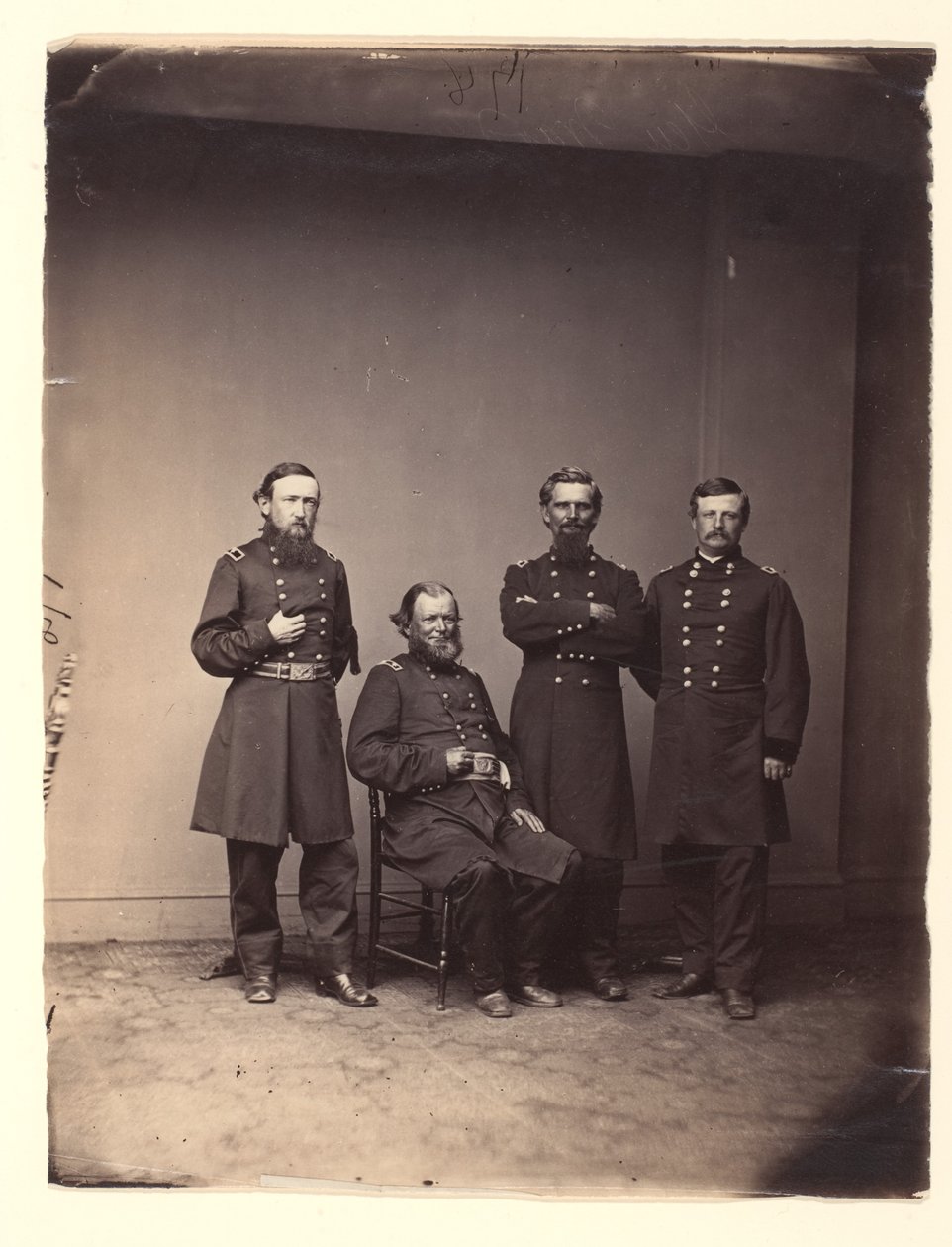 General William Ward and Staff by Mathew B. Brady