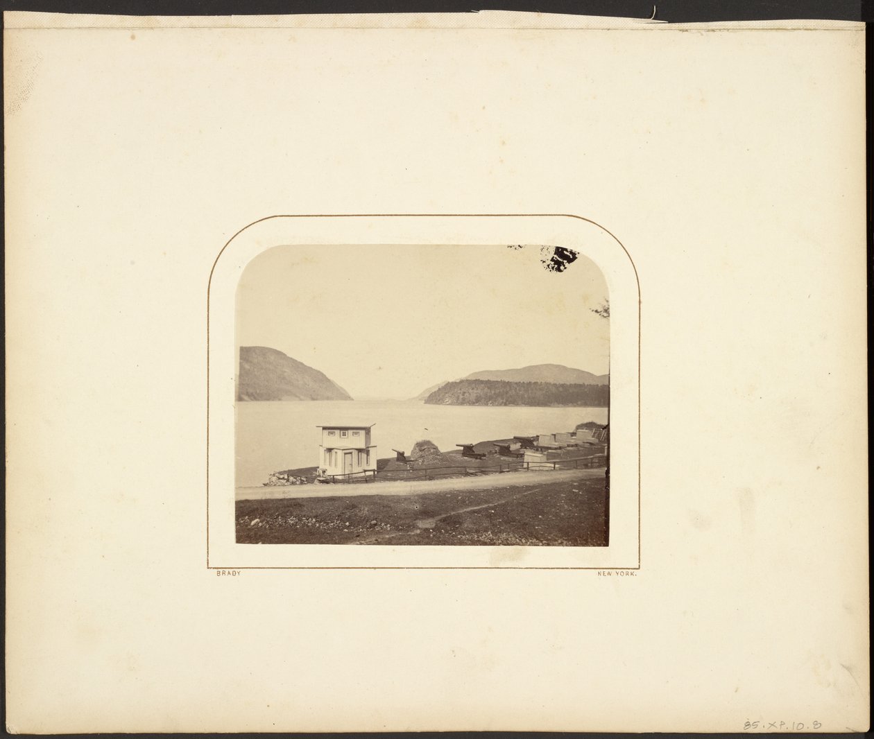 [Landscape with Cannons] by Mathew B. Brady