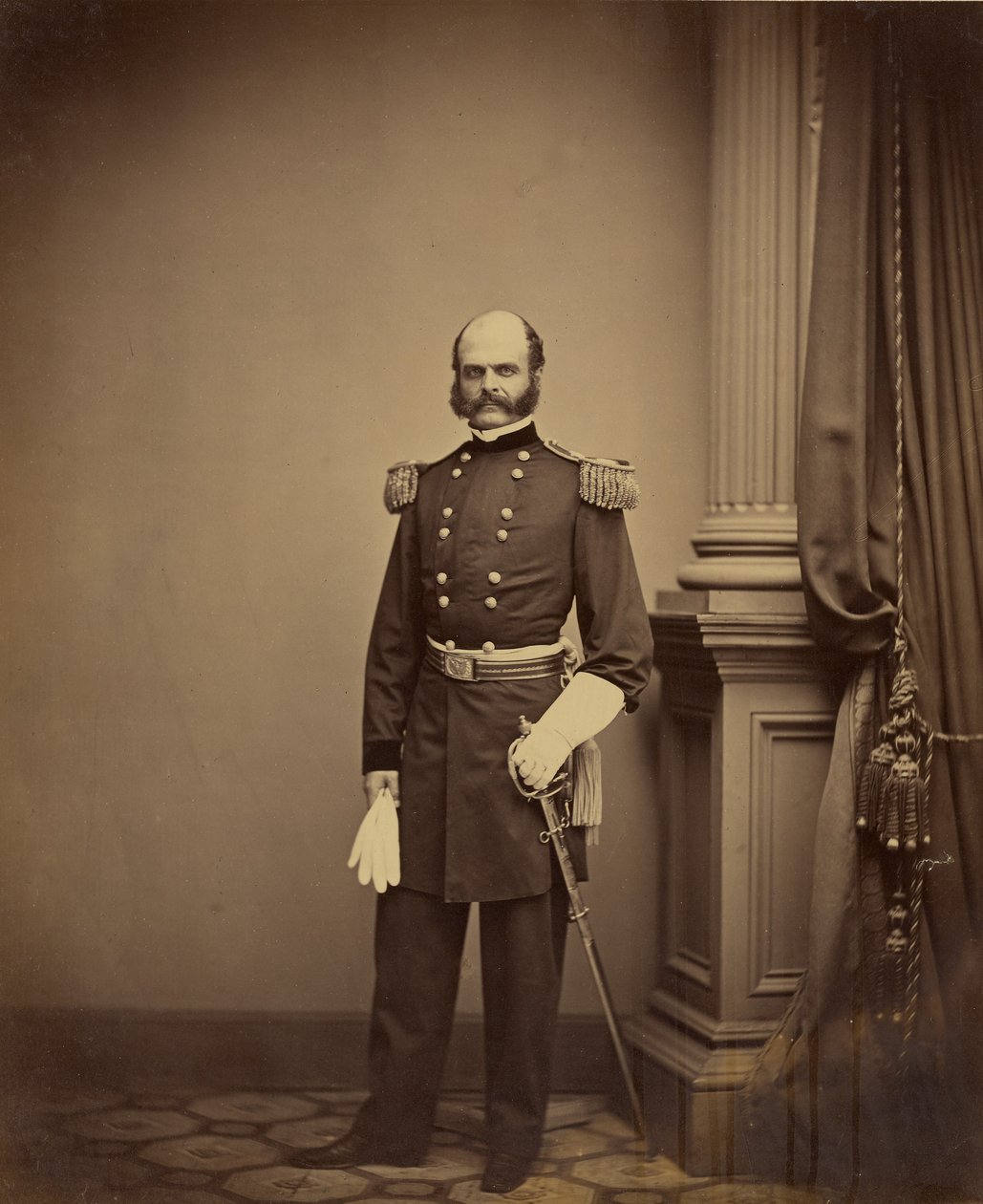 Major General A.E. Burnside by Mathew B. Brady