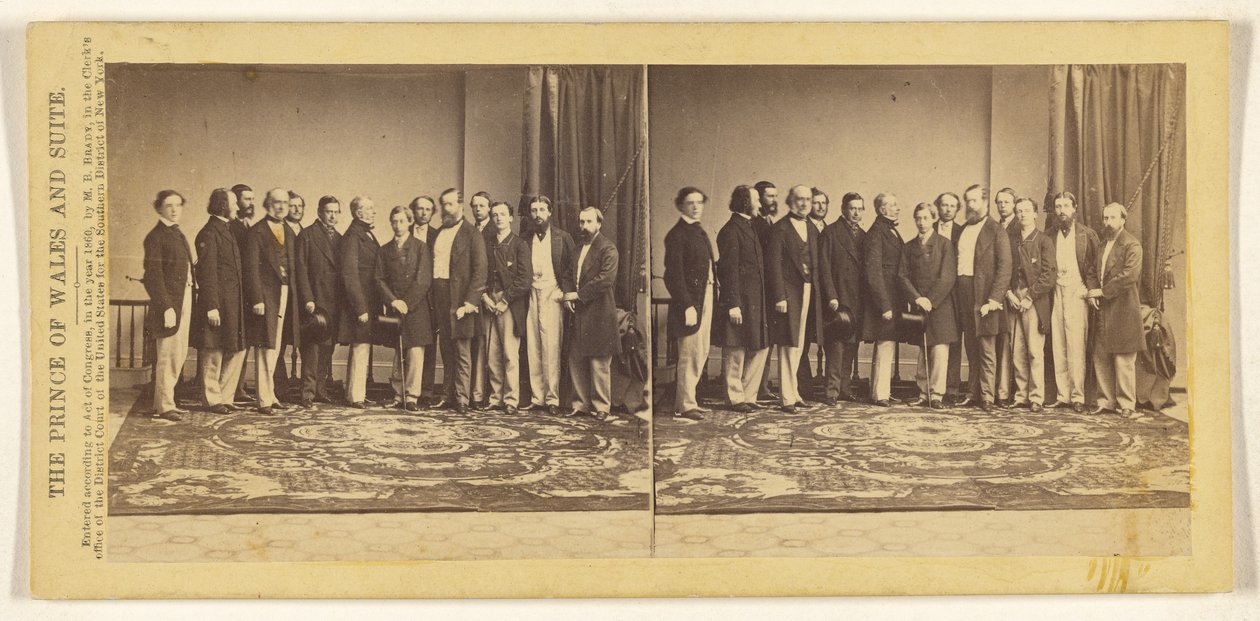 The Prince of Wales and Suite by Mathew B. Brady