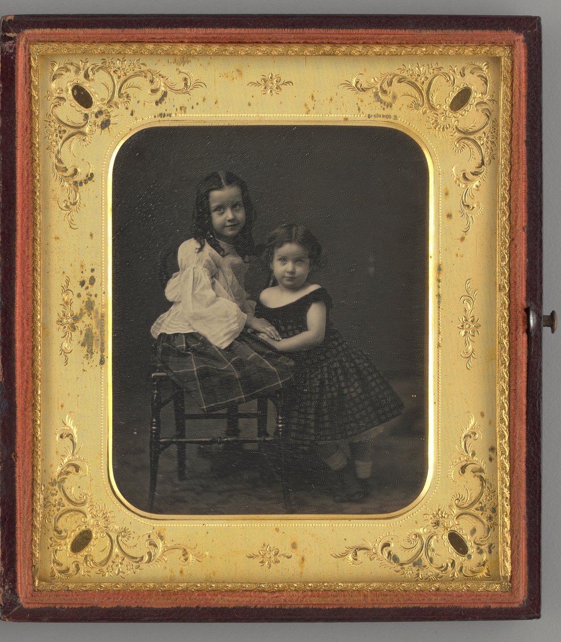 Untitled (Portrait of Two Girls) by Mathew B. Brady