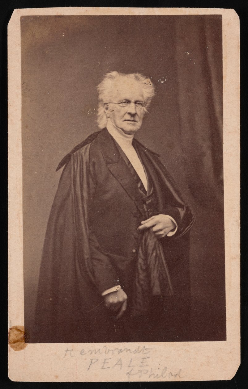Portrait of Rembrandt Peale by Mathew Brady