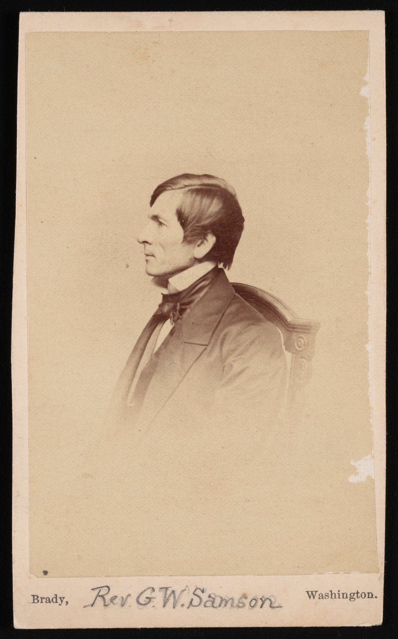 Portrait of Rev. George Whitefield Samson by Mathew Brady