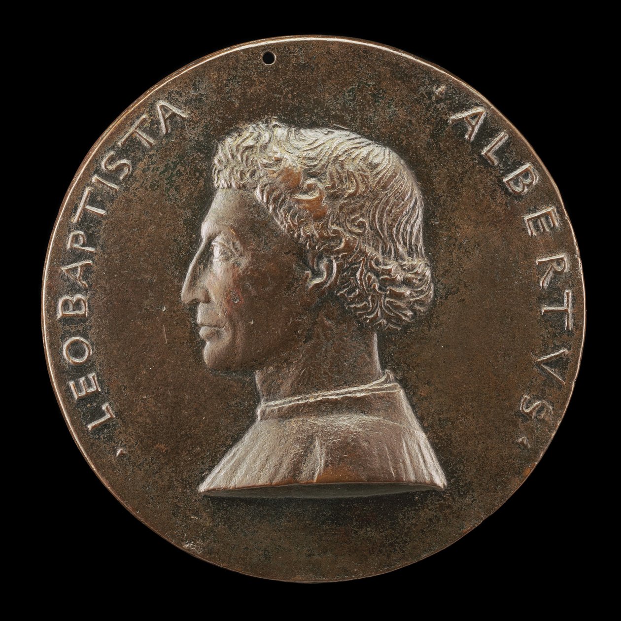Leone Battista Alberti, 1404-1472, Architect and Writer on Art and Science [obverse], 1446-1450 by Matteo di Andrea de Pasti