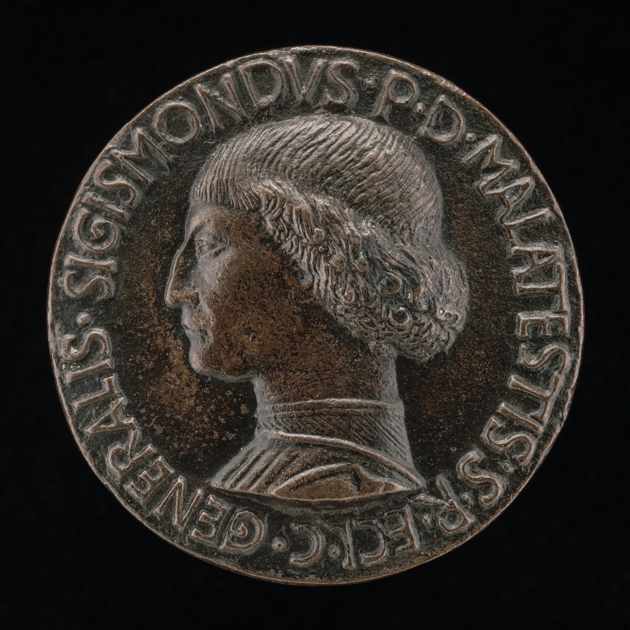Sigismondo Pandolfo Malatesta, 1417-1468, Lord of Rimini and Fano [obverse] by Matteo di Andrea de Pasti