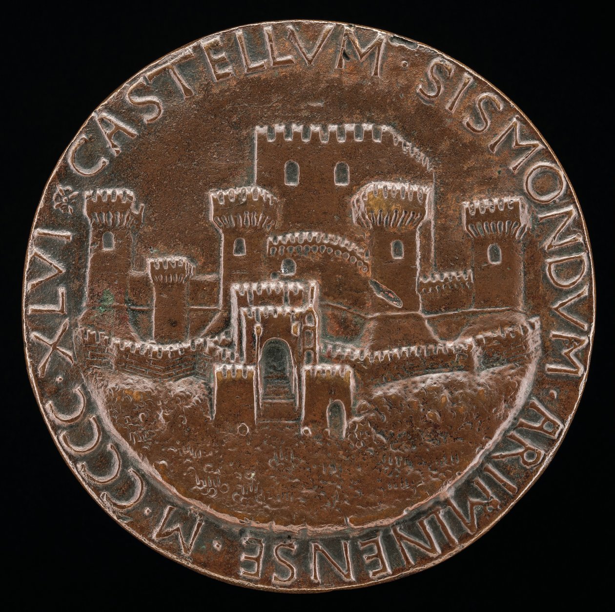 The Castle of Rimini by Matteo di Andrea de Pasti