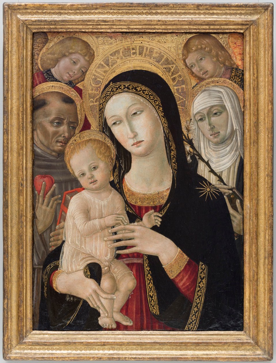 Madonna and Child with St. Catherine of Siena, Saint Anthony of Padua ...