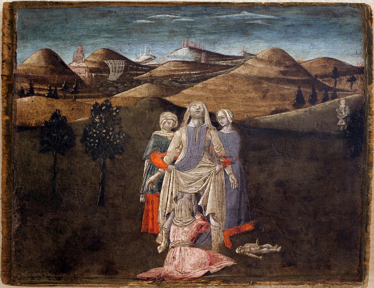 Legend of Romulus and Remus: the birth of Rhea Silvia by Matteo di Giovanni di Bartolo