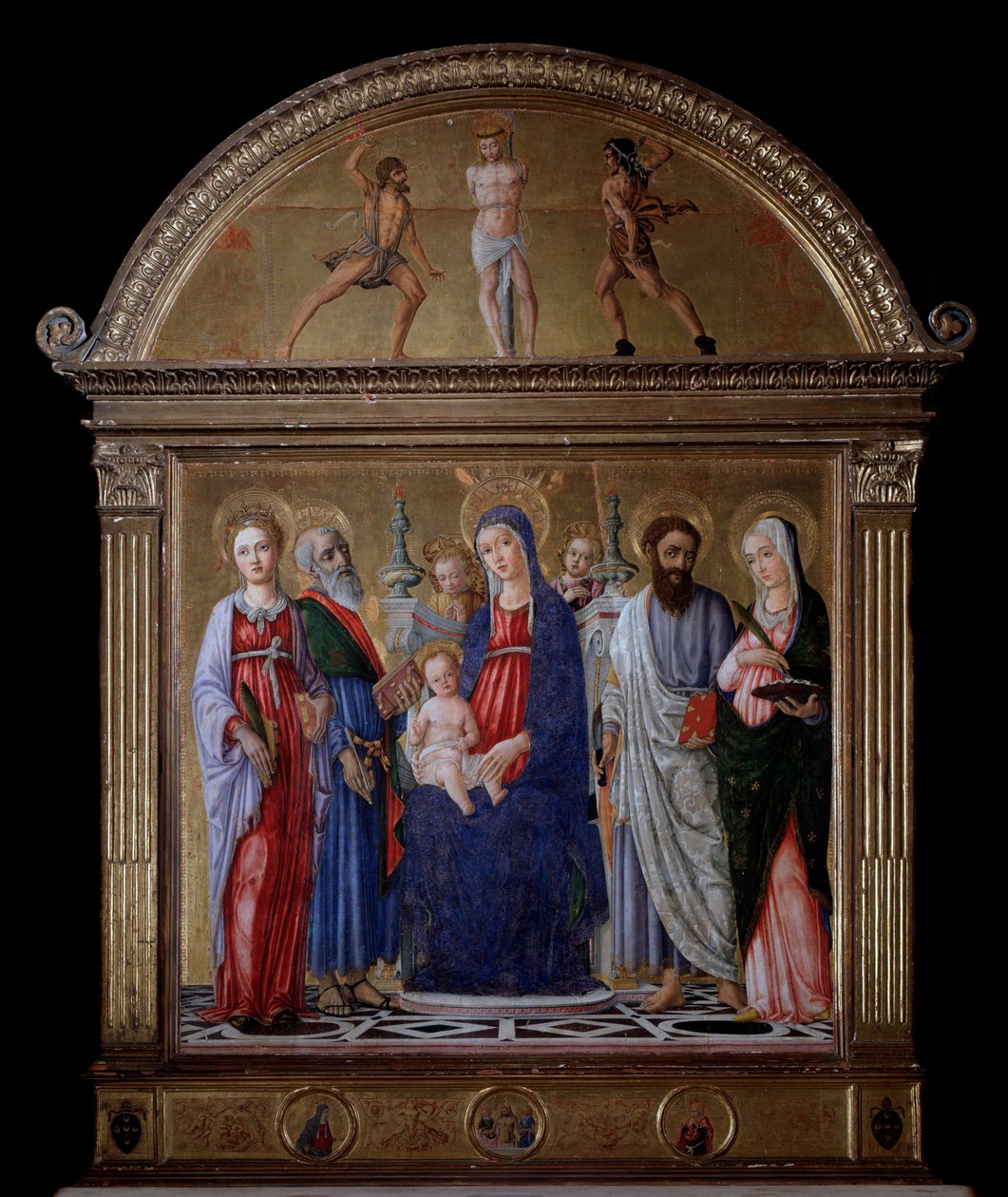 Virgin with Child and Saints by Matteo di Giovanni di Bartolo