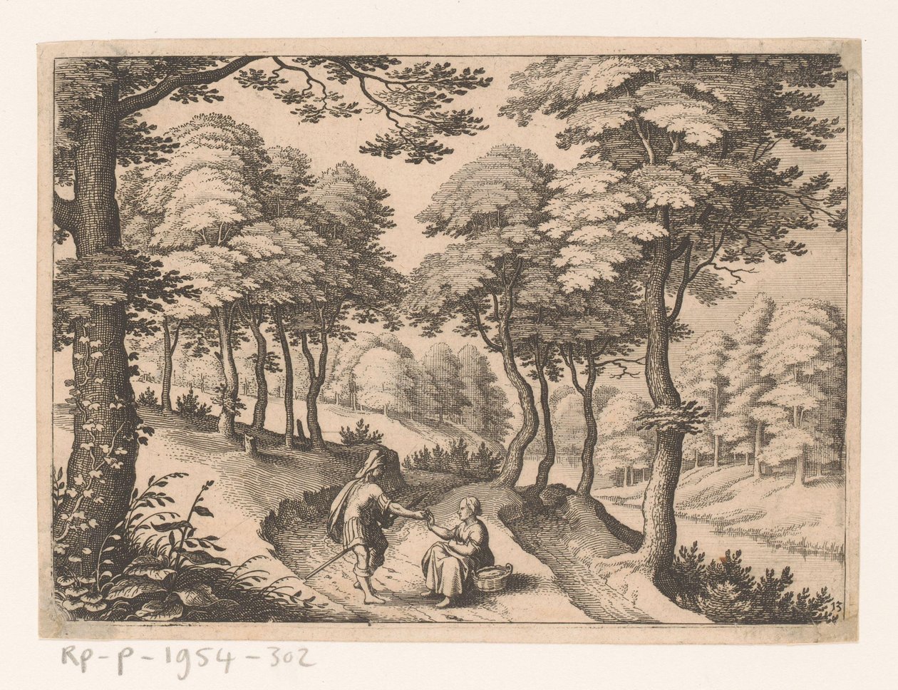 Judah and Tamar by Matthäus Merian (I)