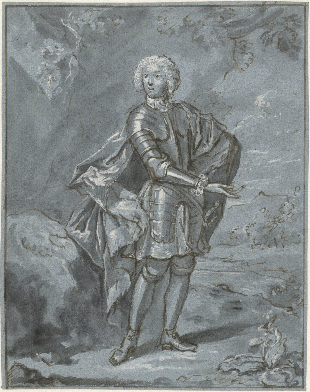 Portrait of an Unknown Man in Armor by Mattheus Verheyden