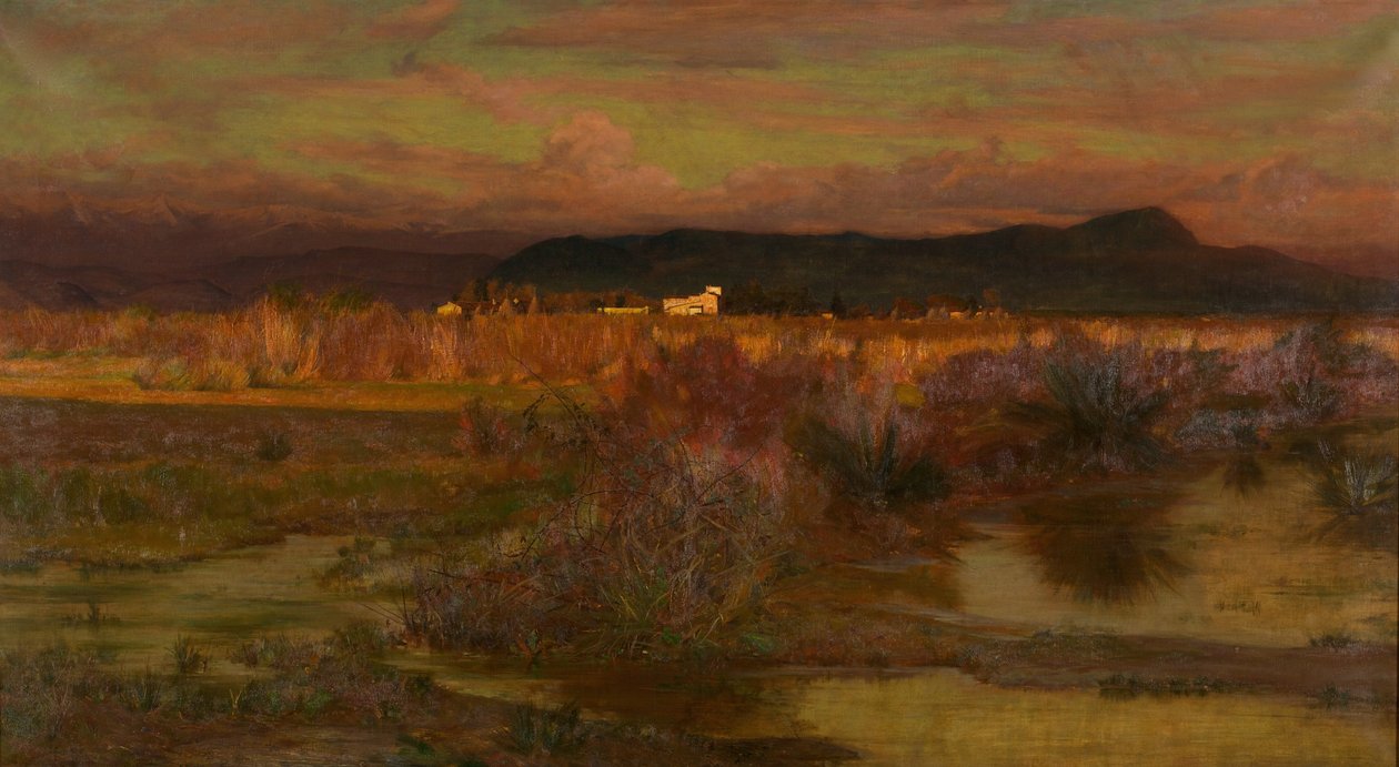 Afterglow in Italy - Evening by Matthew Ridley Corbet