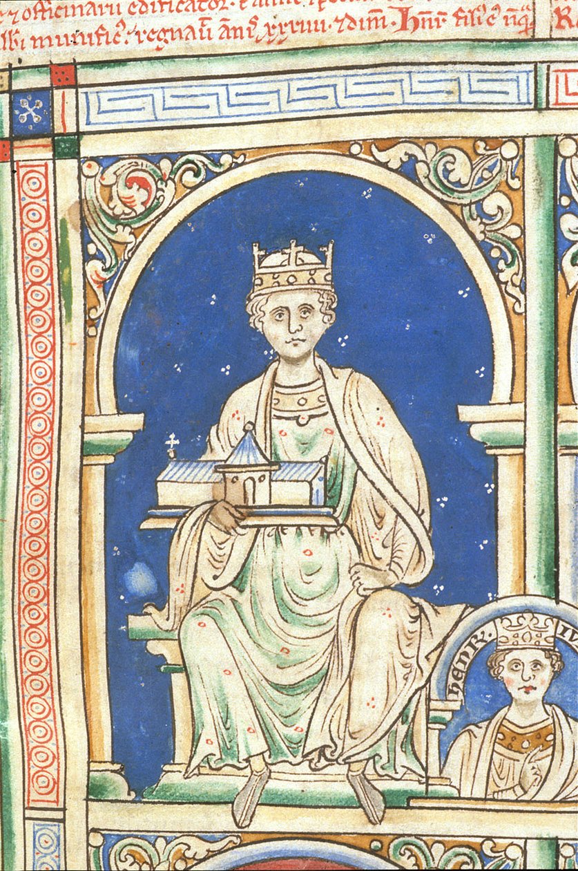 Henry II of England from the Historia Anglorum, Chronica Majora by Matthew Paris
