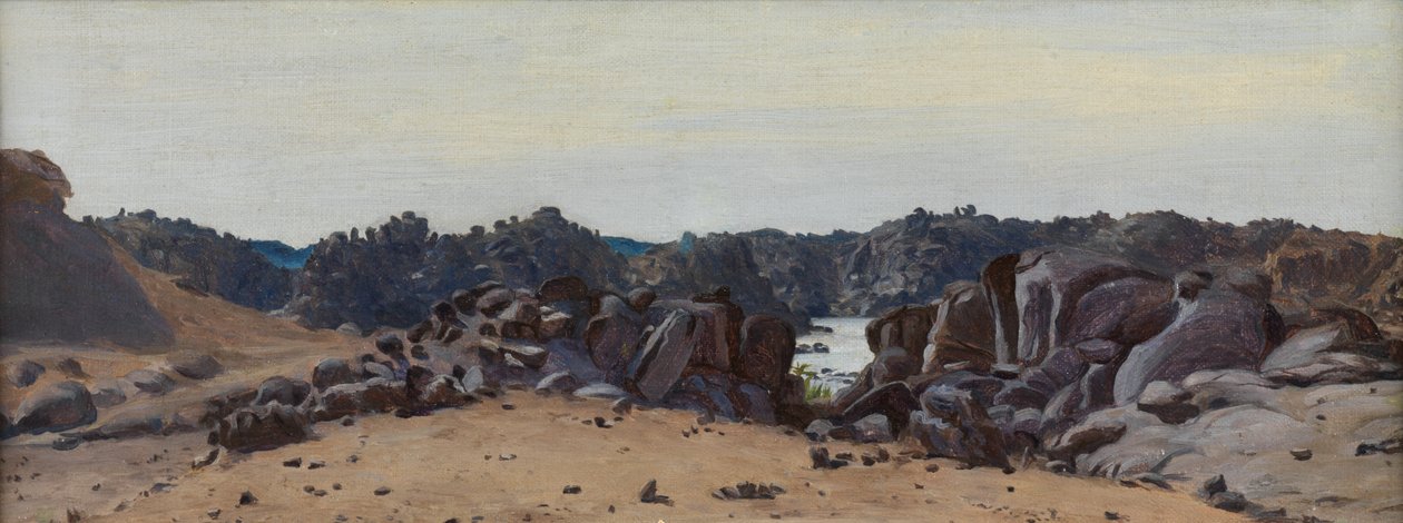 Desert and Rocks by Matthew Ridley Corbet: Fine art print