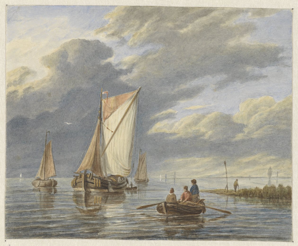 Boats on the Water by Matthijs Maris